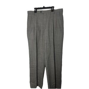 DANIEL GRAY TRAVEL CONCEPTS TRIO Mens 35x29.5 Gray Houndstooth Dress‎ Pants
